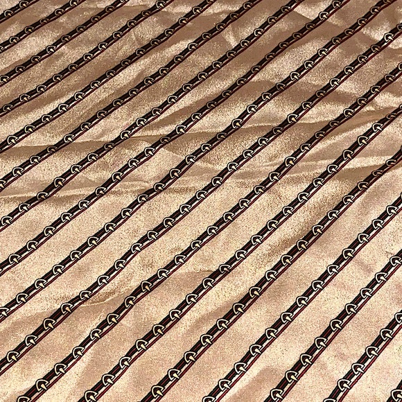 Authentic Vintage Gucci Rare Silk GG Web Horsebit Oversized Scarf - Picture 8 of 11